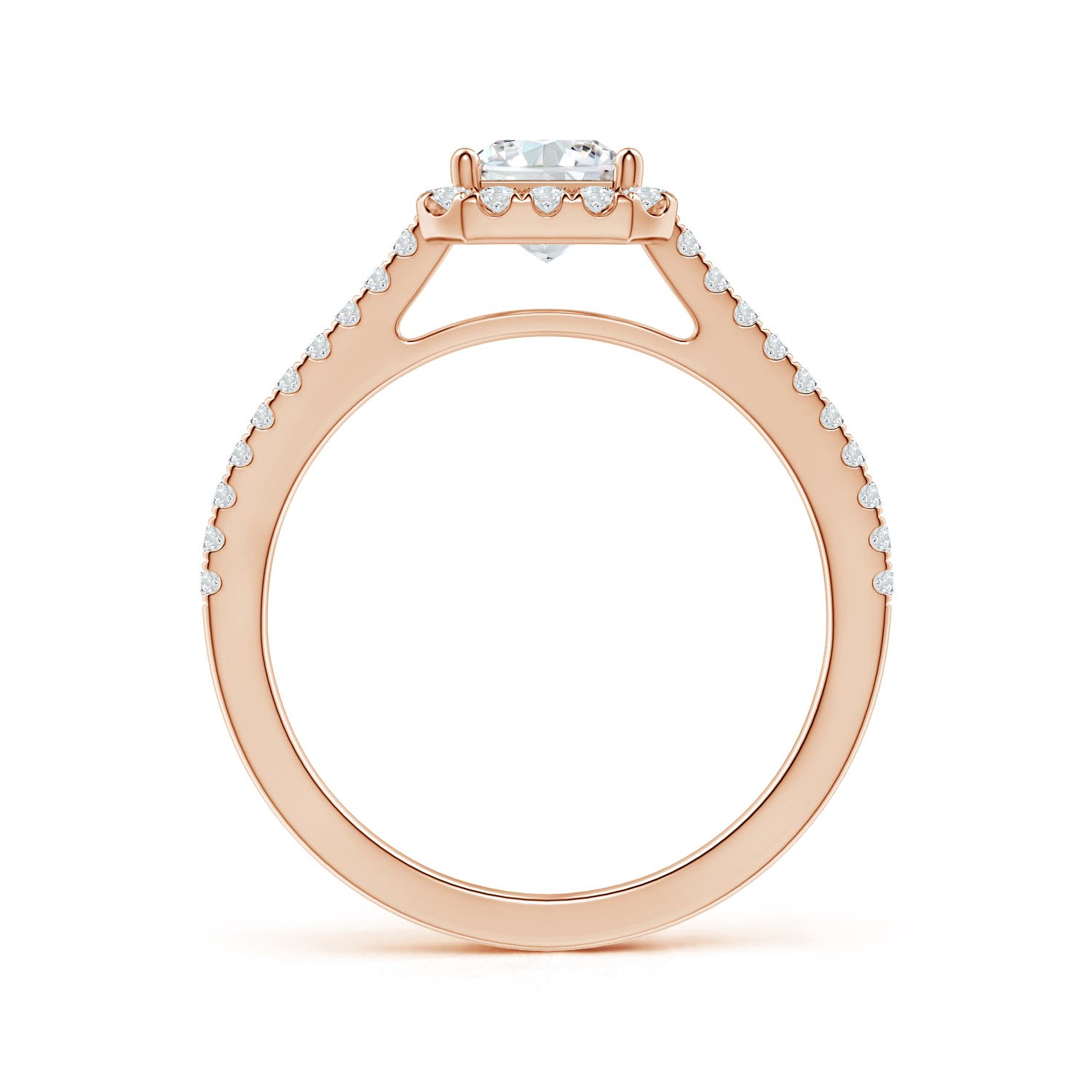 G, VS2 / 1.02 CT / 14 KT Rose Gold