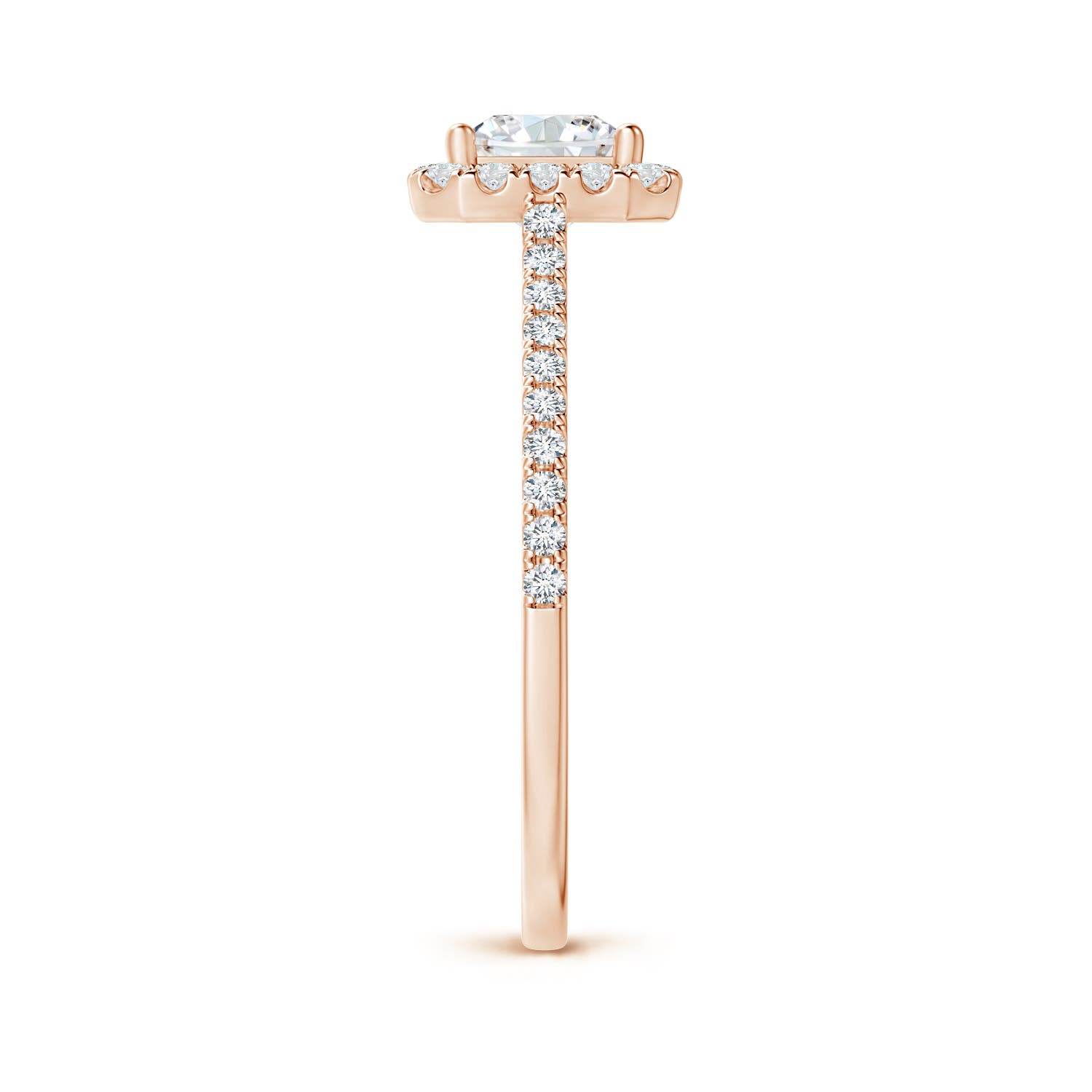 G, VS2 / 1.02 CT / 14 KT Rose Gold