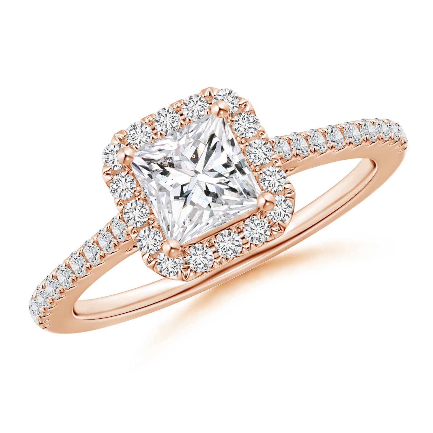 H, SI2 / 1.02 CT / 14 KT Rose Gold