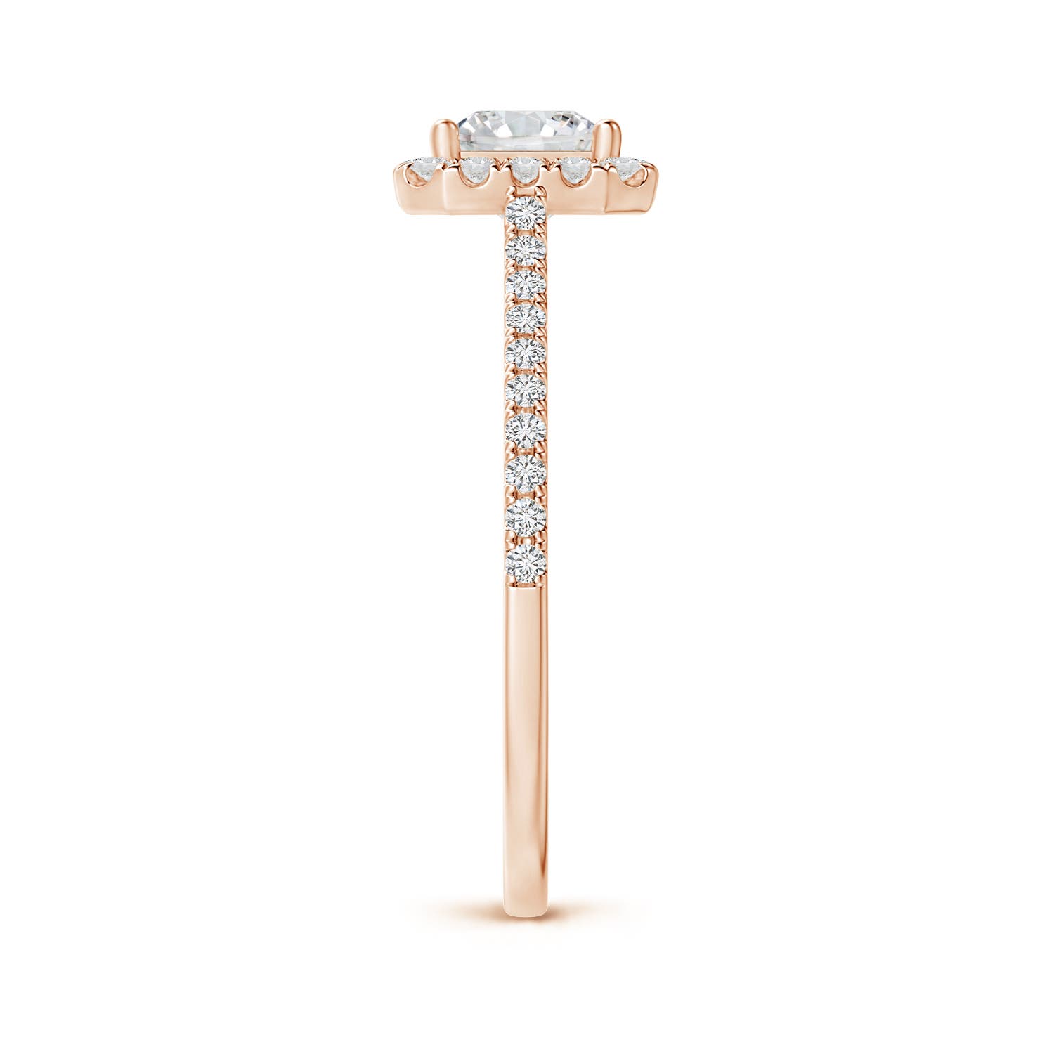 H, SI2 / 1.02 CT / 14 KT Rose Gold