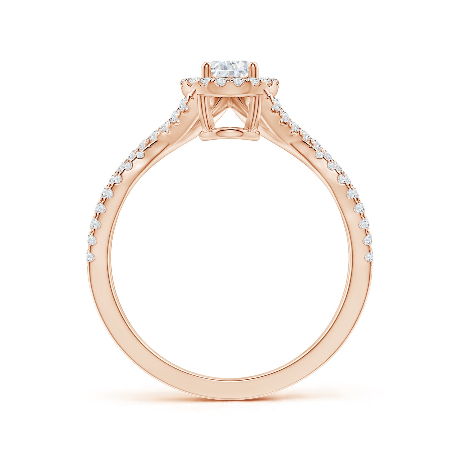 G, VS2 / 0.76 CT / 14 KT Rose Gold