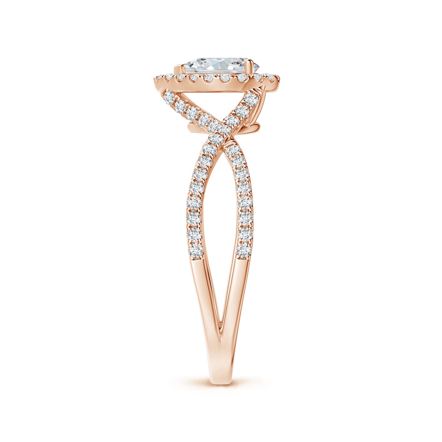 G, VS2 / 0.76 CT / 14 KT Rose Gold