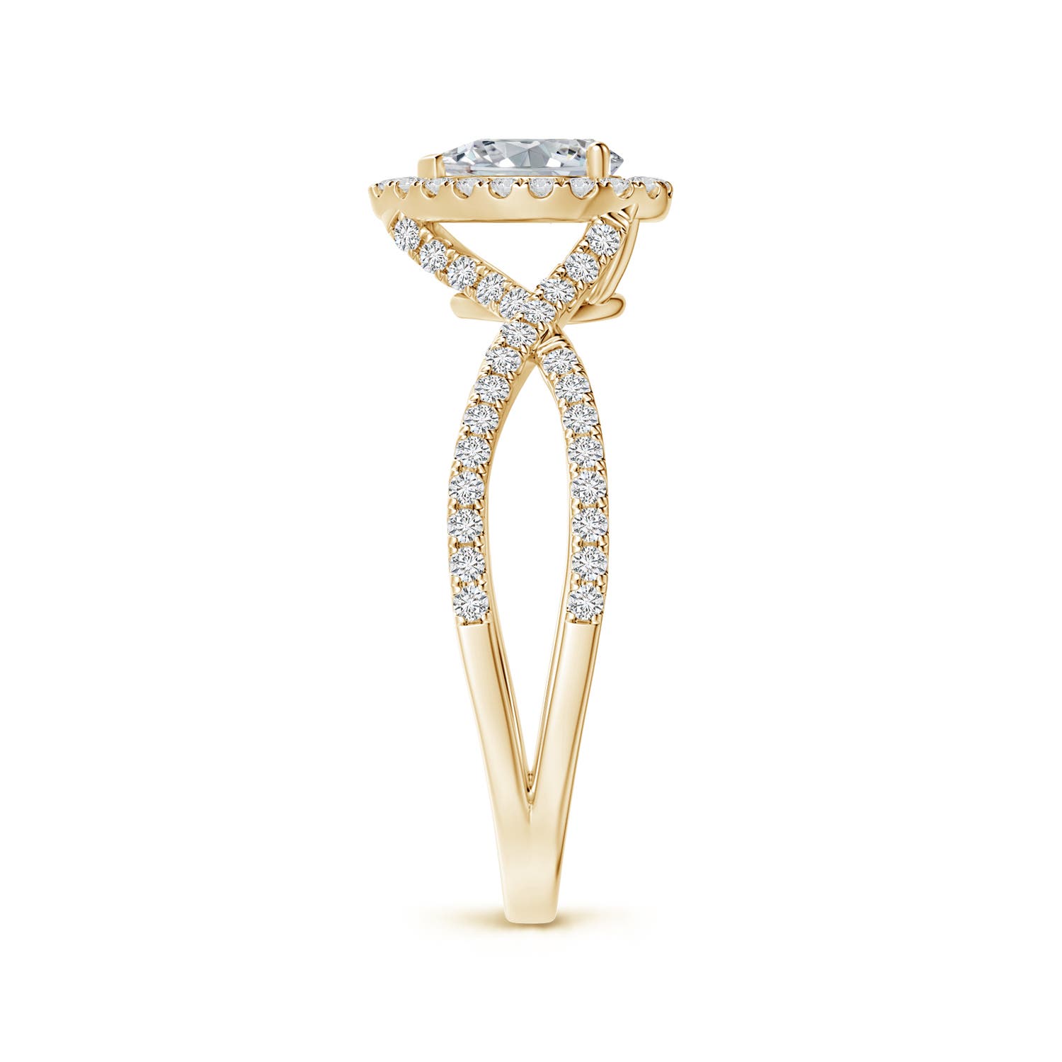 H, SI2 / 0.76 CT / 14 KT Yellow Gold