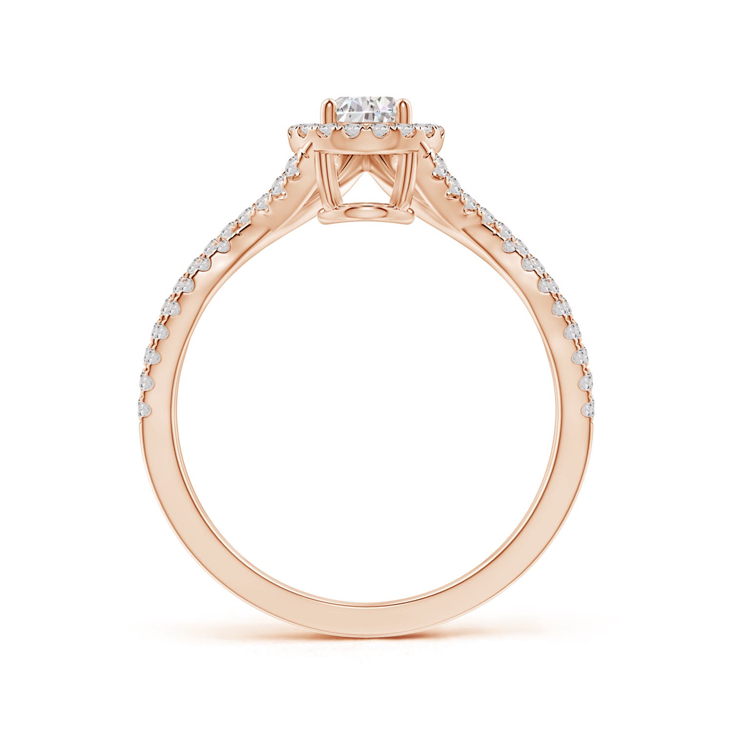 I-J, I1-I2 / 0.76 CT / 14 KT Rose Gold