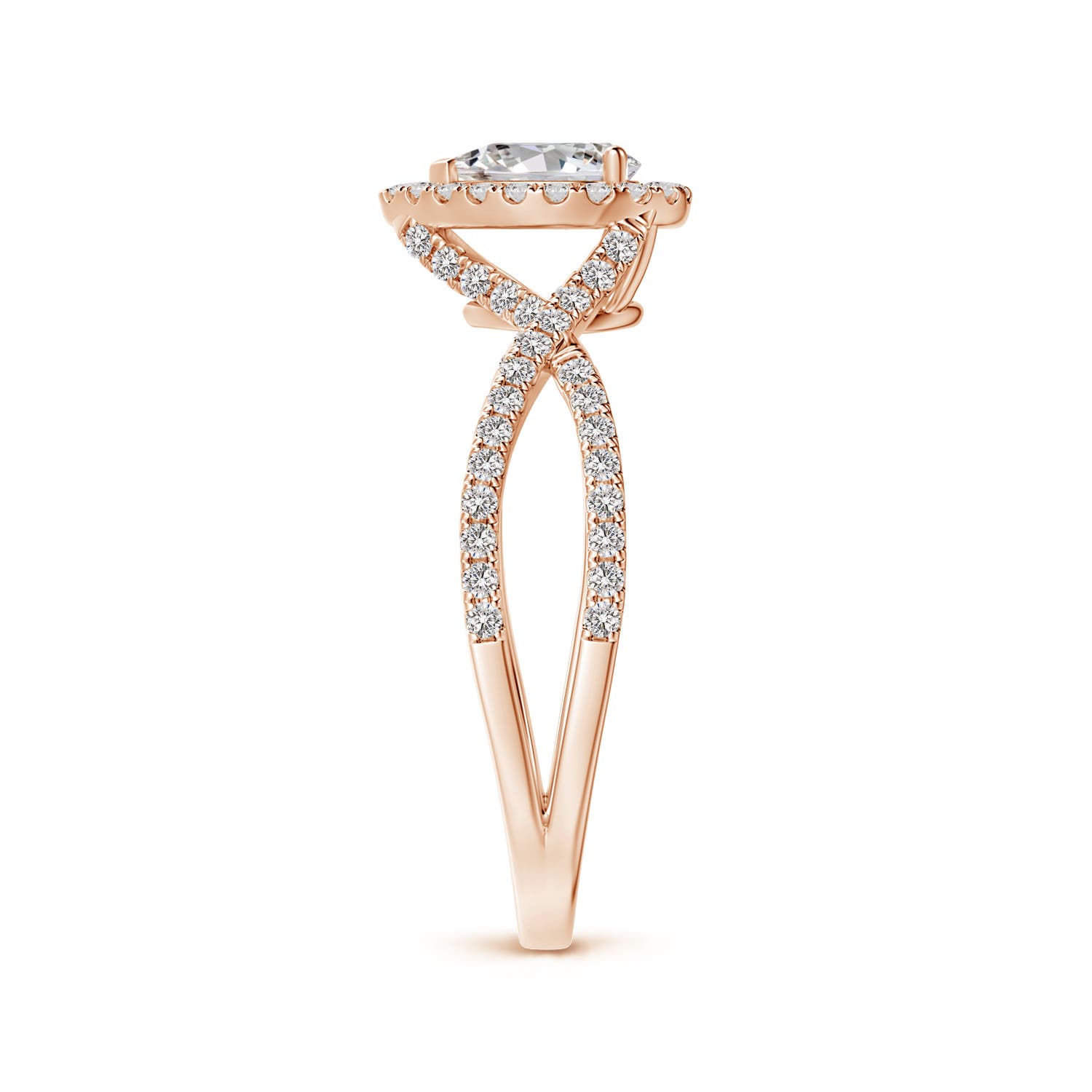 I-J, I1-I2 / 0.76 CT / 14 KT Rose Gold