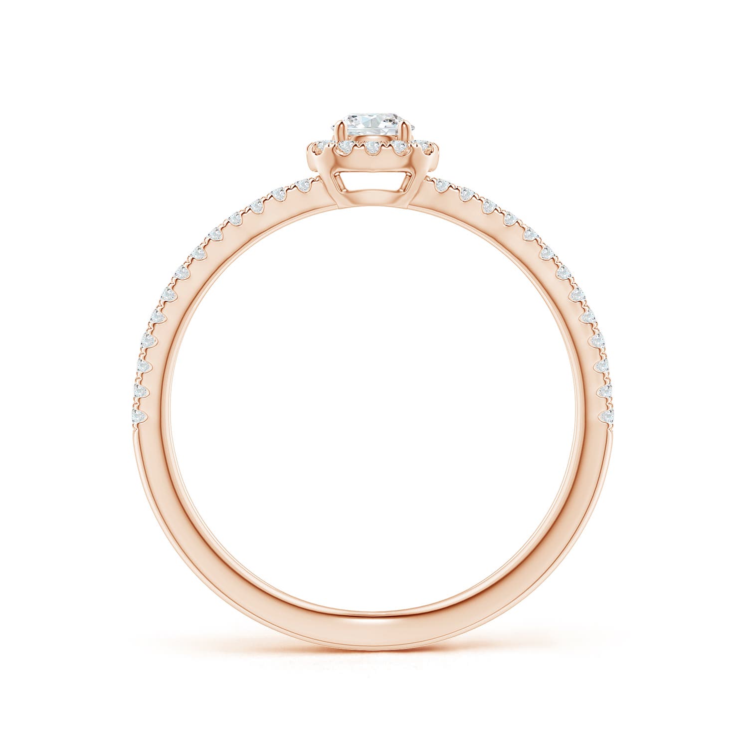 G, VS2 / 0.41 CT / 14 KT Rose Gold