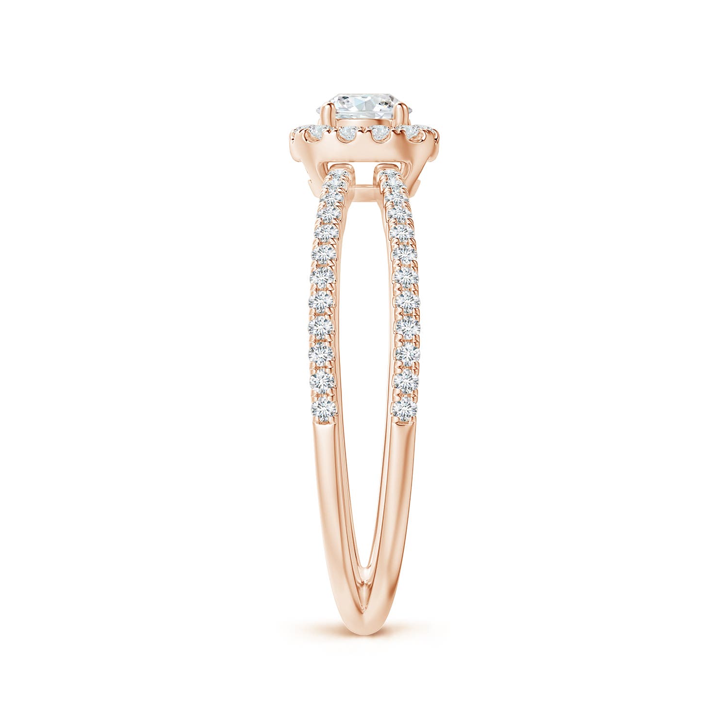 G, VS2 / 0.57 CT / 14 KT Rose Gold