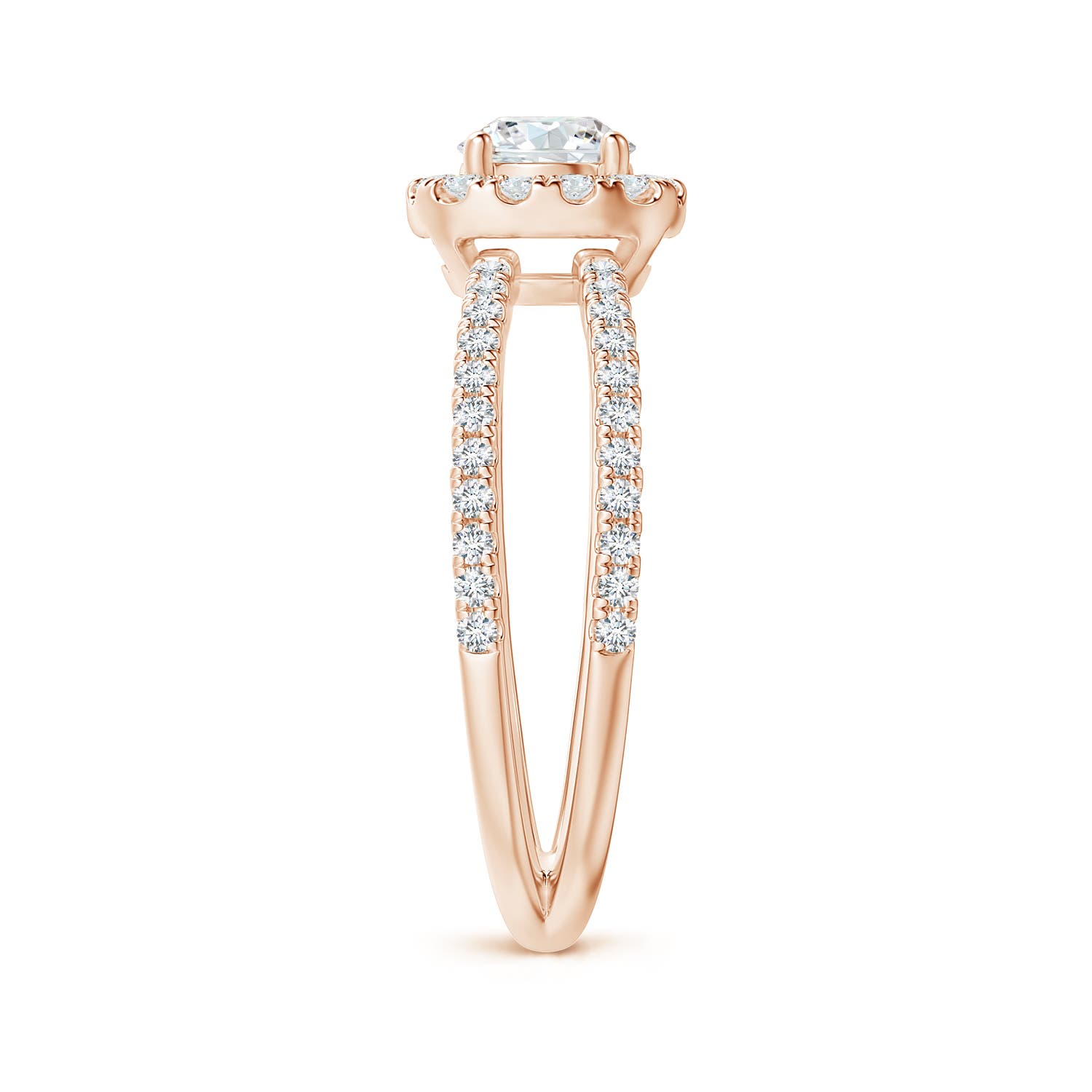 G, VS2 / 0.88 CT / 14 KT Rose Gold