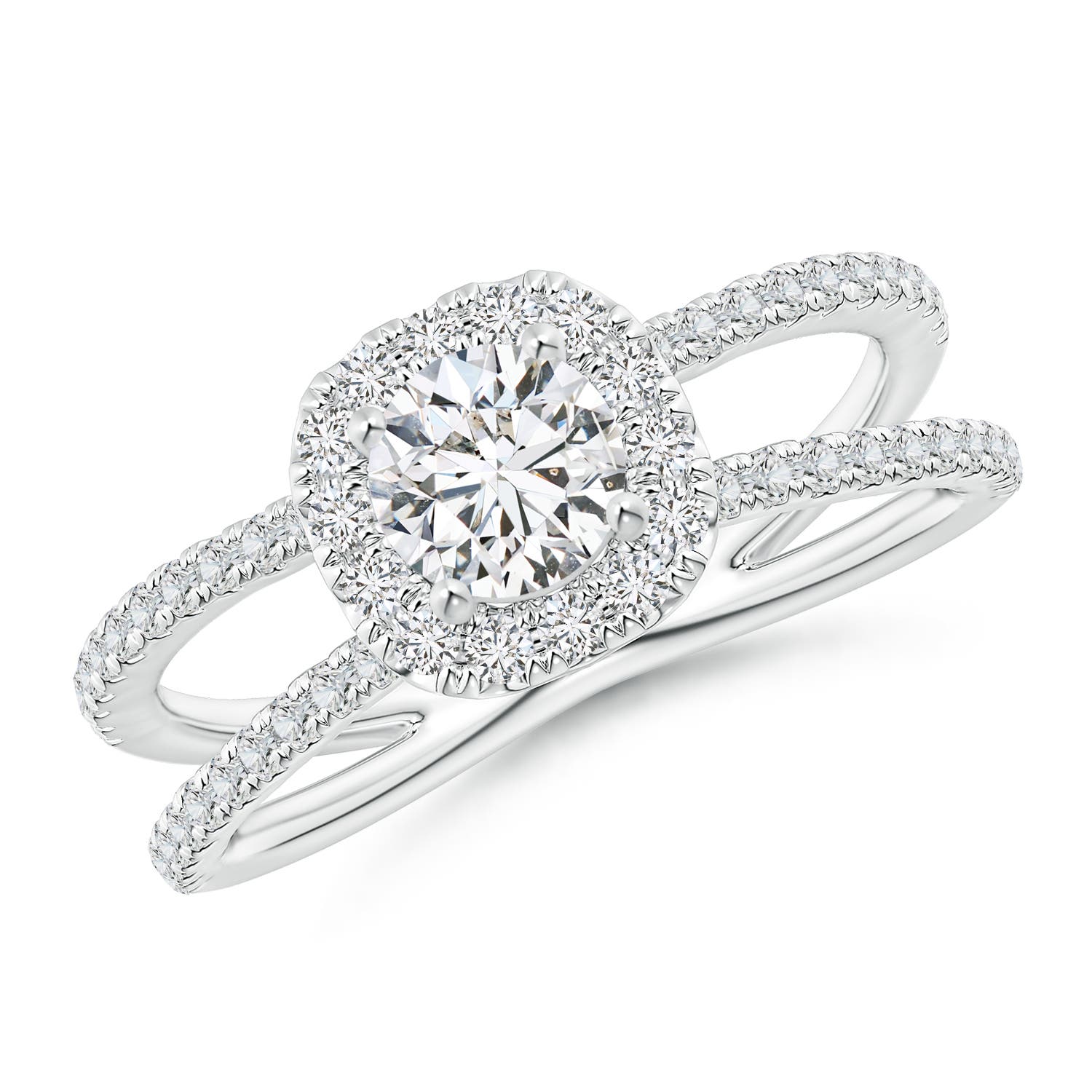 H, SI2 / 0.88 CT / 14 KT White Gold