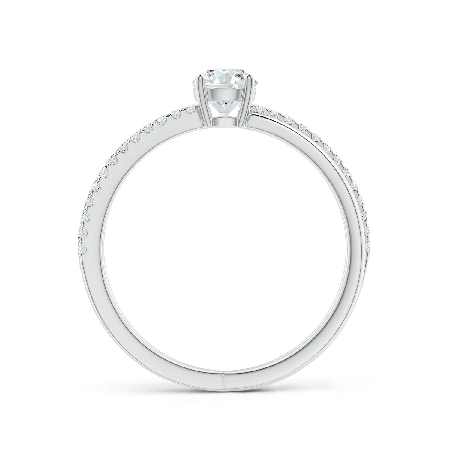 F-G, VS / 0.51 CT / 14 KT White Gold