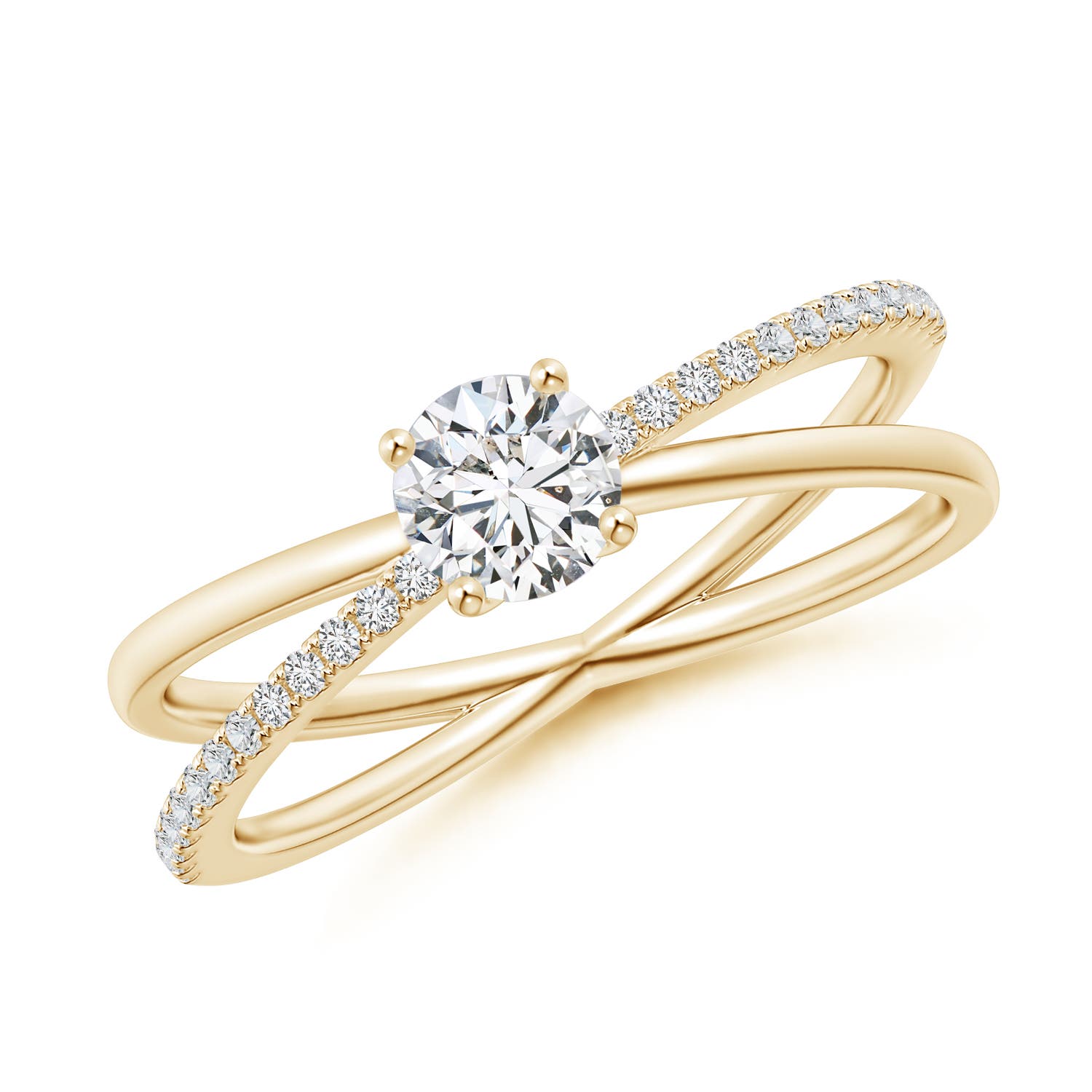 H, SI2 / 0.51 CT / 14 KT Yellow Gold