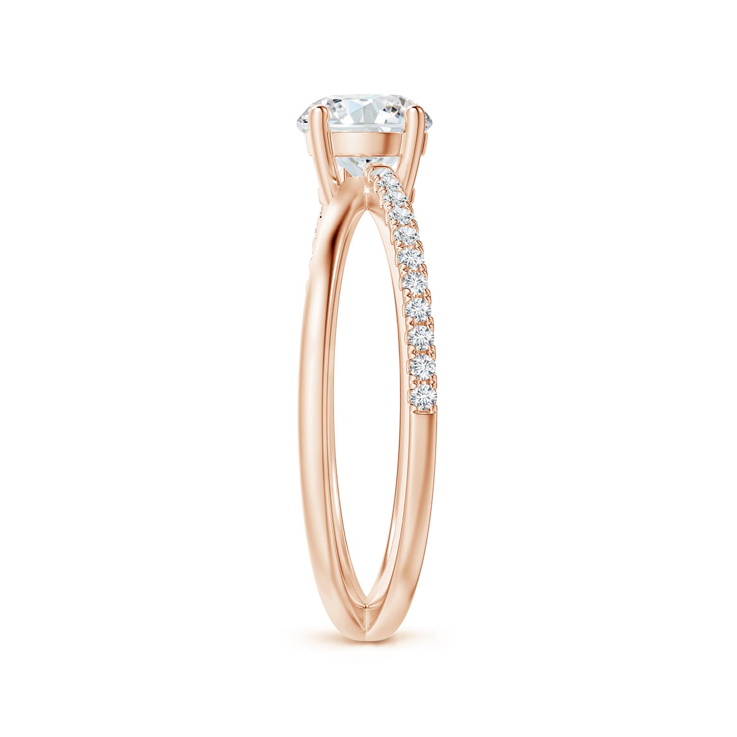 G, VS2 / 0.76 CT / 14 KT Rose Gold