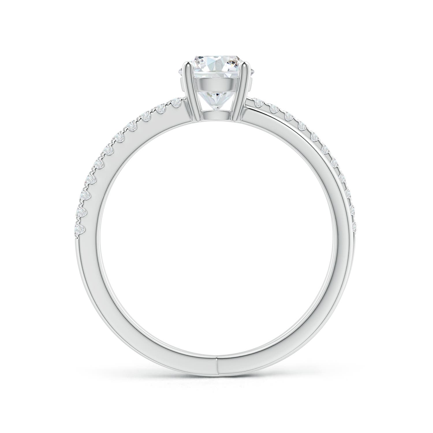 F-G, VS / 0.76 CT / 14 KT White Gold