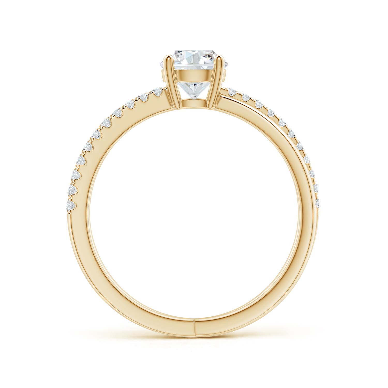 F-G, VS / 0.76 CT / 14 KT Yellow Gold