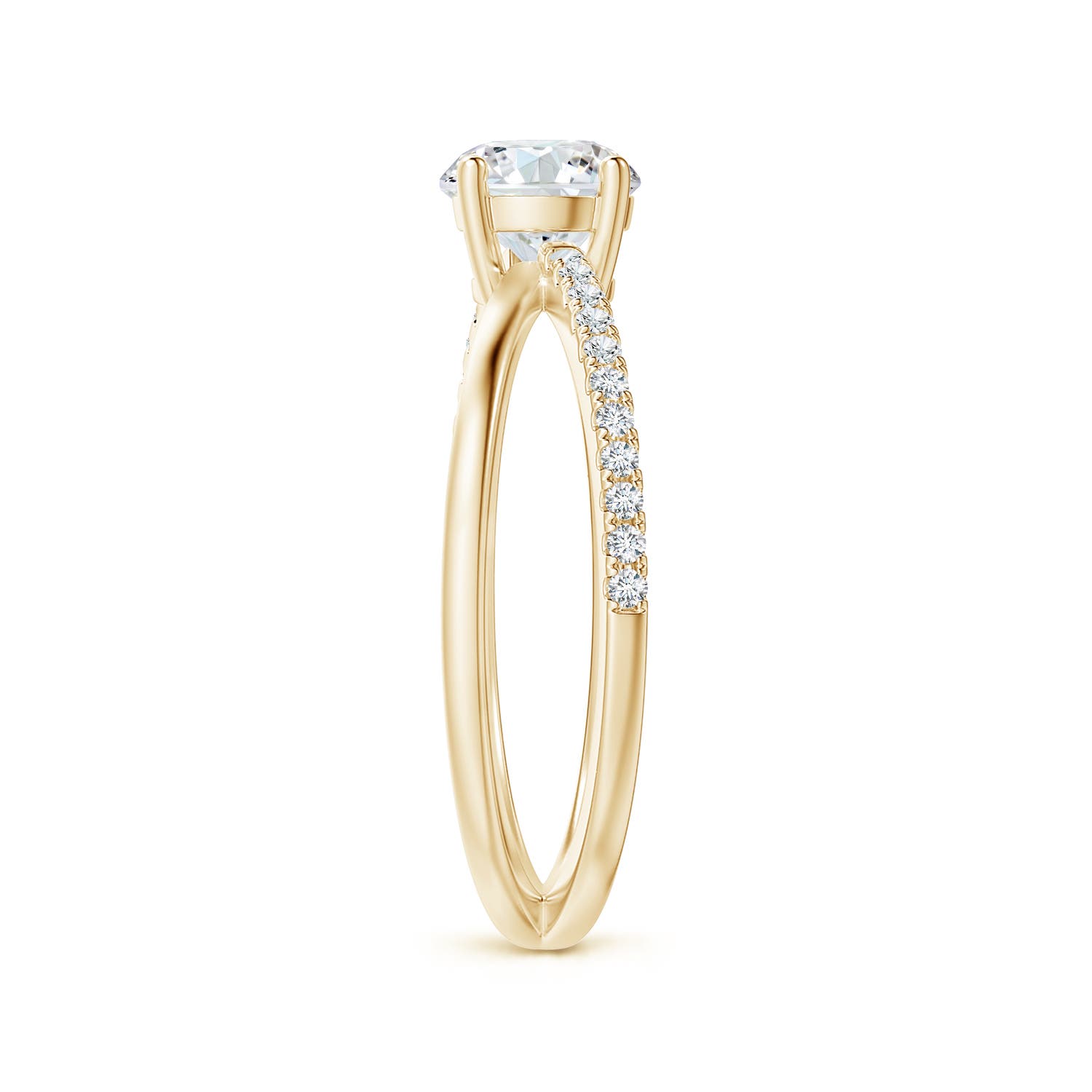 F-G, VS / 0.76 CT / 14 KT Yellow Gold