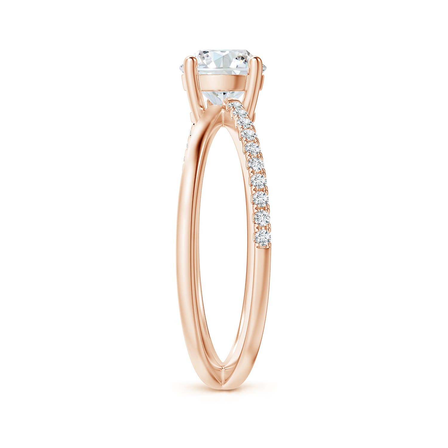 G, VS2 / 1.02 CT / 14 KT Rose Gold