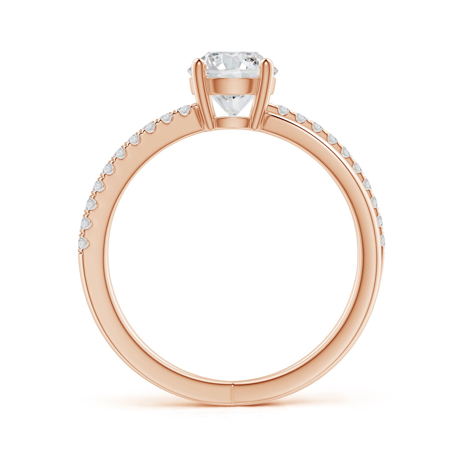 H, SI2 / 1.02 CT / 14 KT Rose Gold