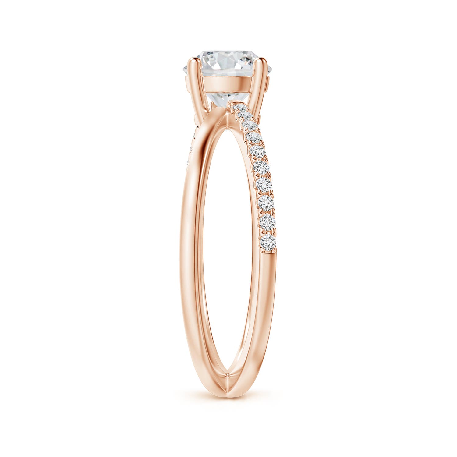 H, SI2 / 1.02 CT / 14 KT Rose Gold