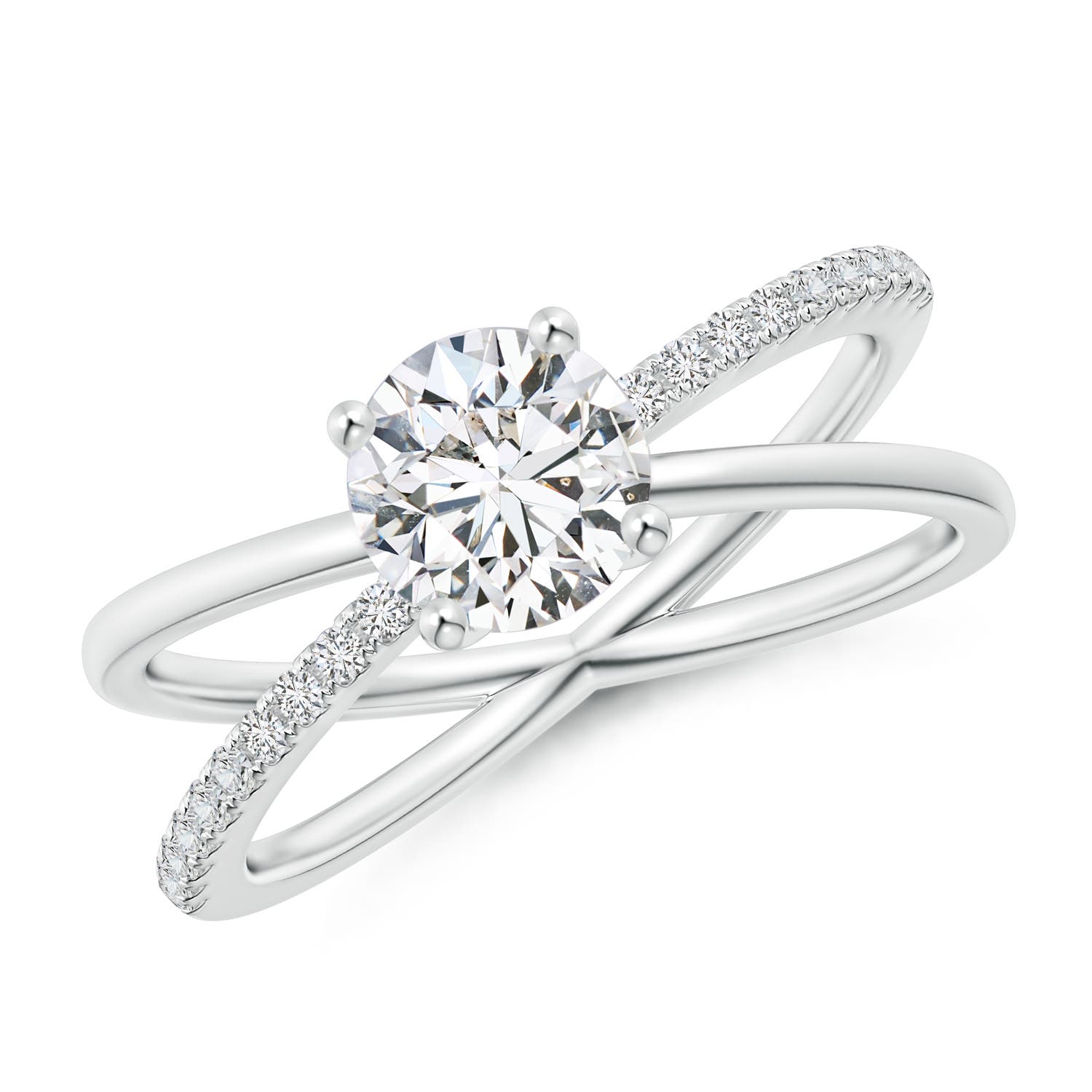 H, SI2 / 1.02 CT / 14 KT White Gold