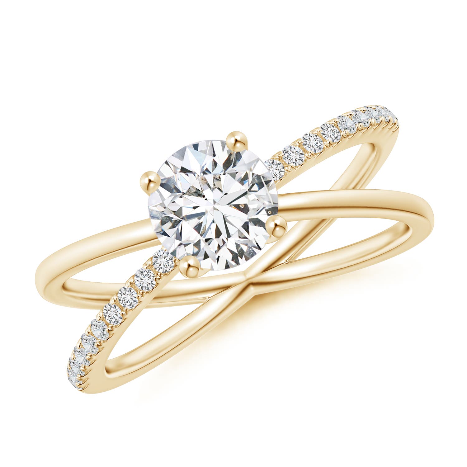 H, SI2 / 1.02 CT / 14 KT Yellow Gold