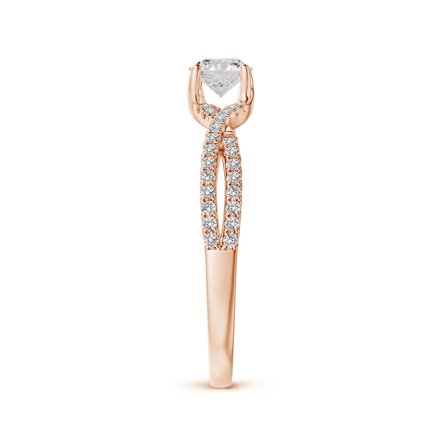 I-J, I1-I2 / 0.58 CT / 14 KT Rose Gold