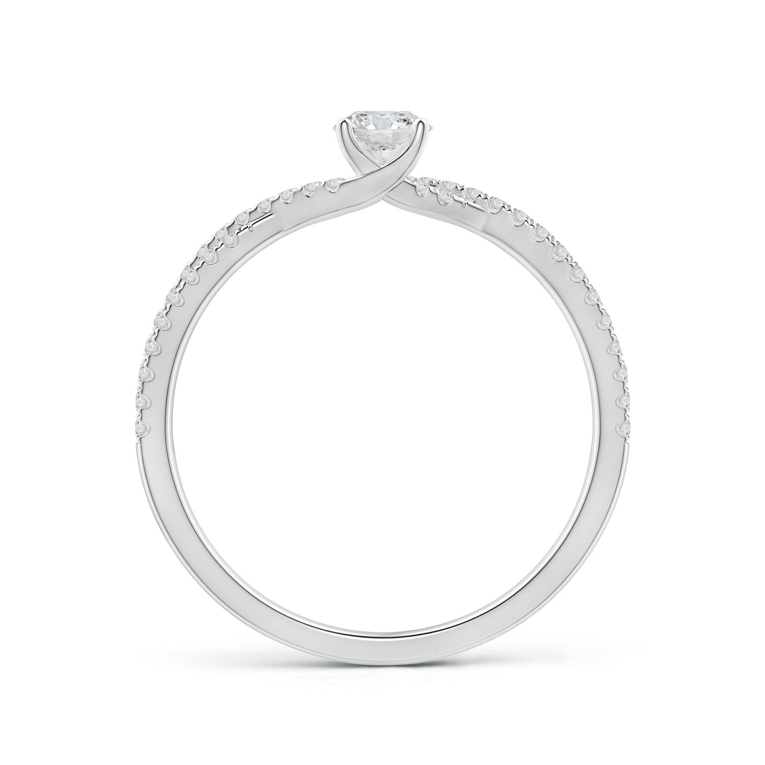 H, SI2 / 0.43 CT / 14 KT White Gold