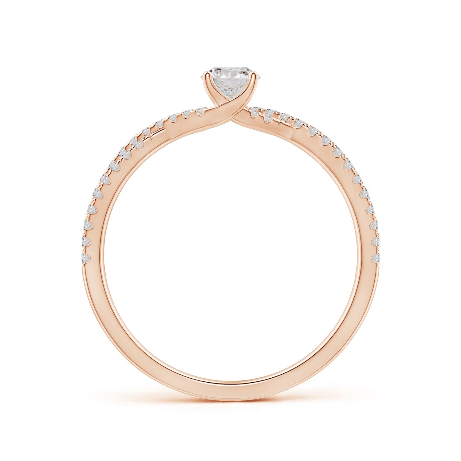 I-J, I1-I2 / 0.43 CT / 14 KT Rose Gold