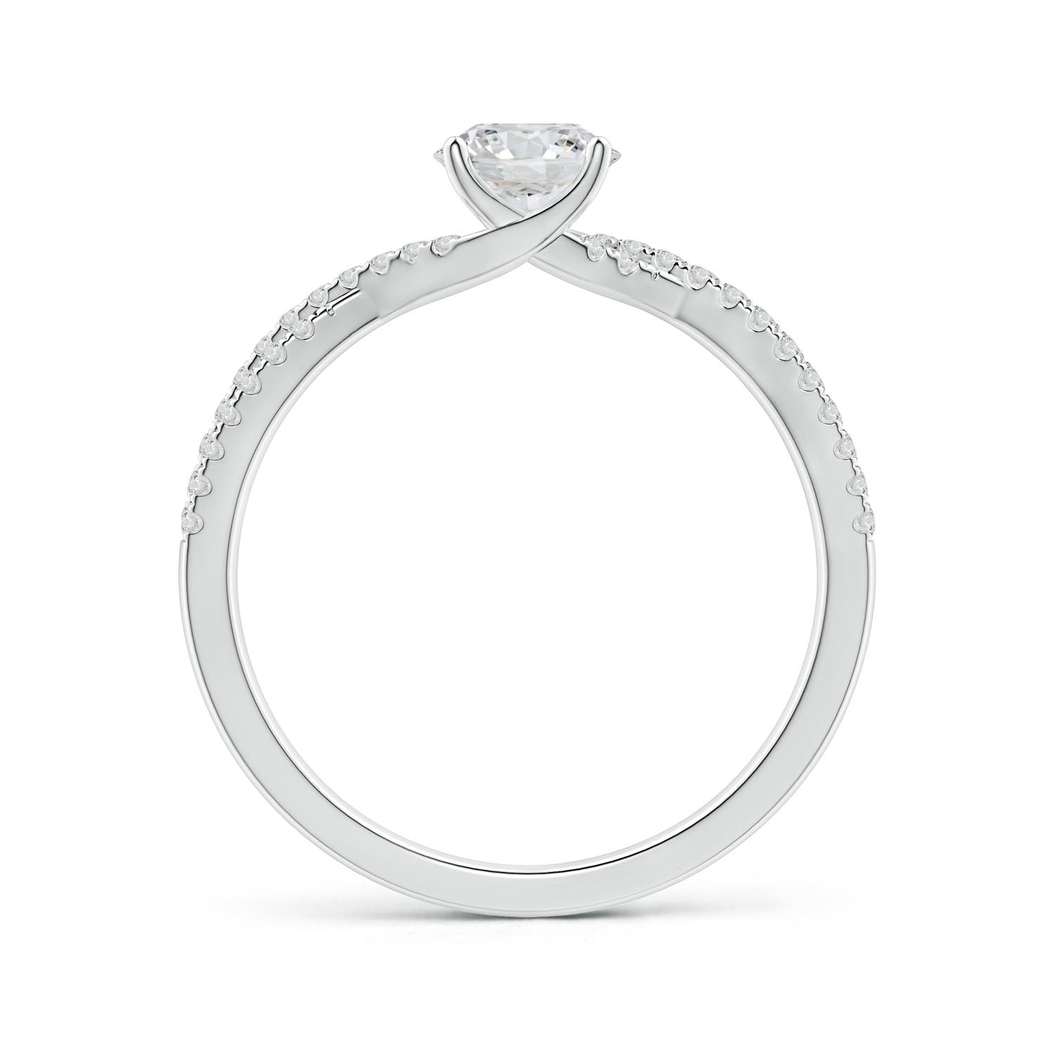 H, SI2 / 0.88 CT / 14 KT White Gold