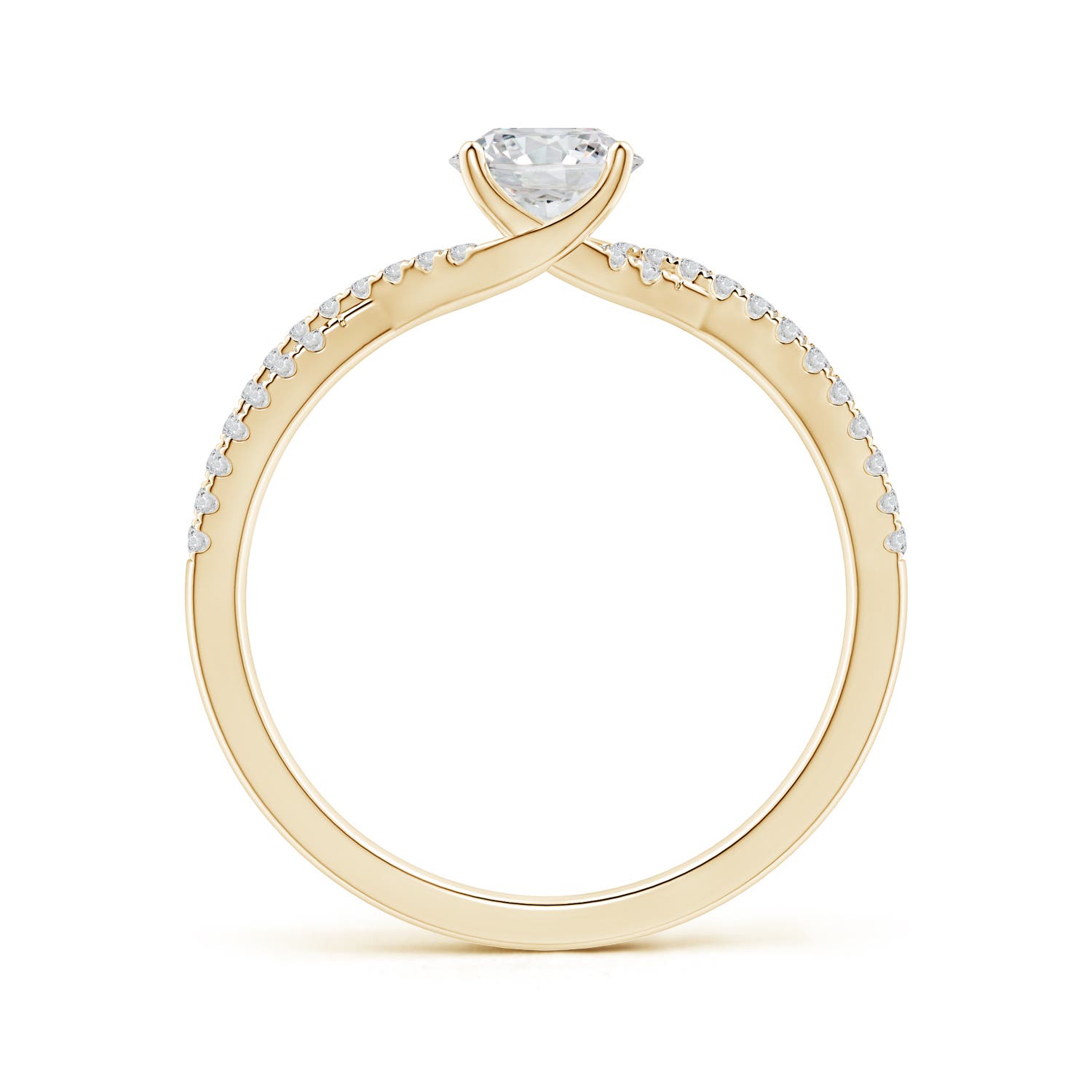 H, SI2 / 0.88 CT / 14 KT Yellow Gold