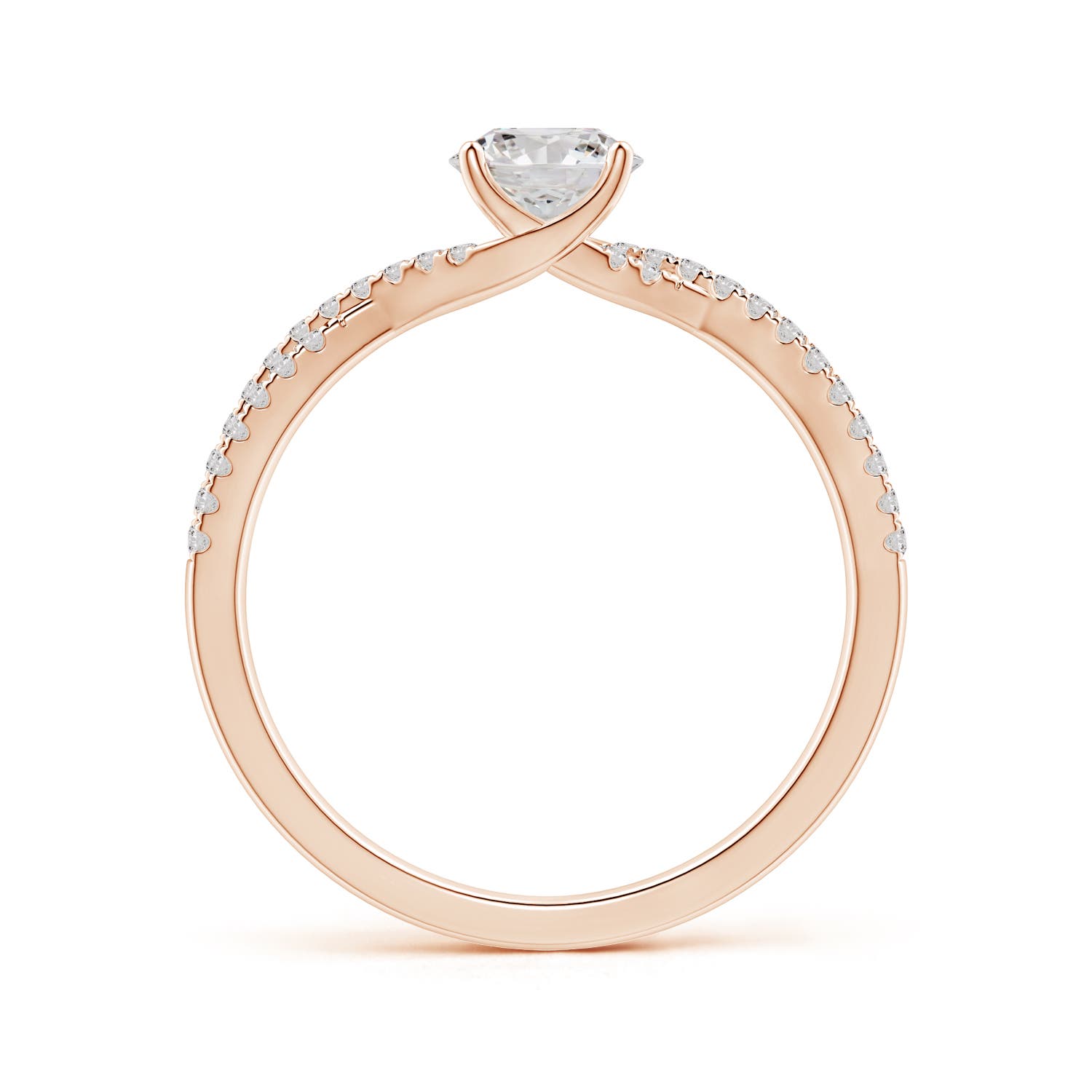 I-J, I1-I2 / 0.88 CT / 14 KT Rose Gold