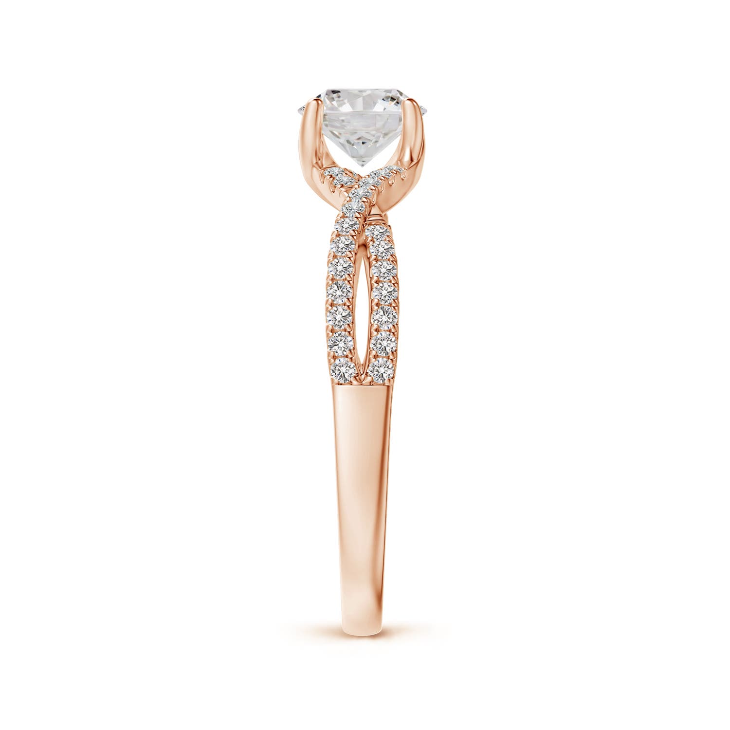 I-J, I1-I2 / 0.88 CT / 14 KT Rose Gold