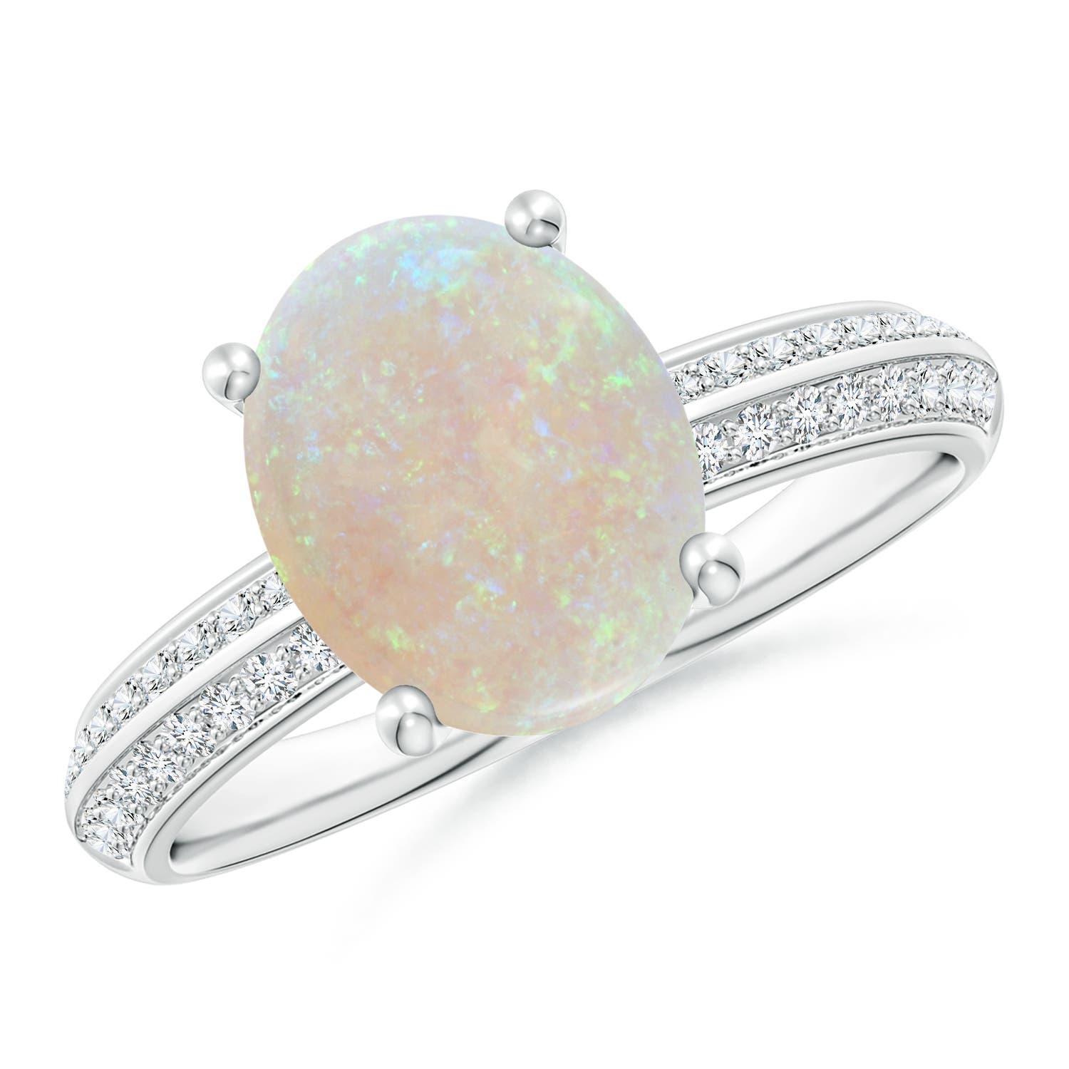 AA - Opal / 1.67 CT / 14 KT White Gold