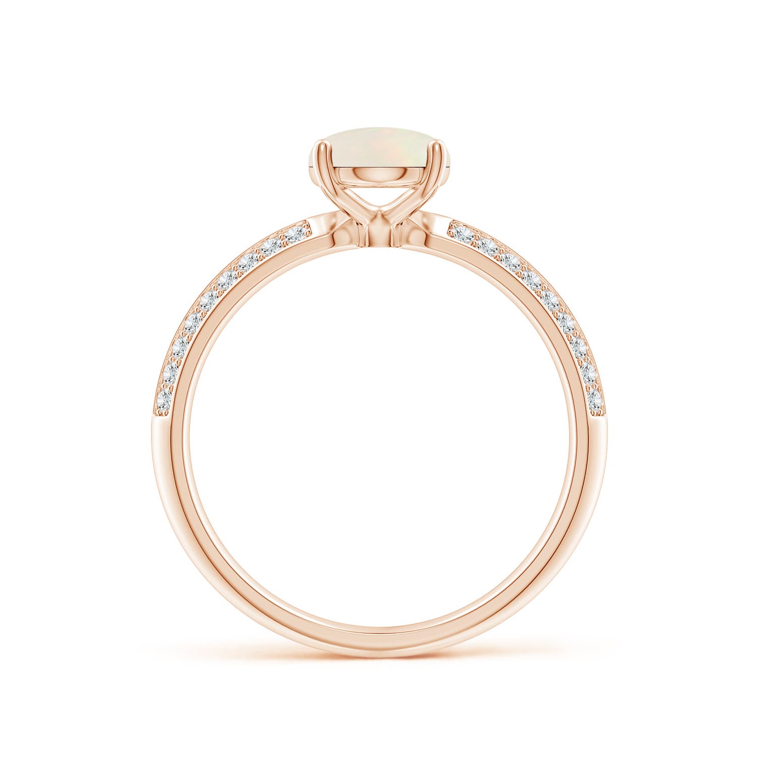 A - Opal / 1.02 CT / 14 KT Rose Gold