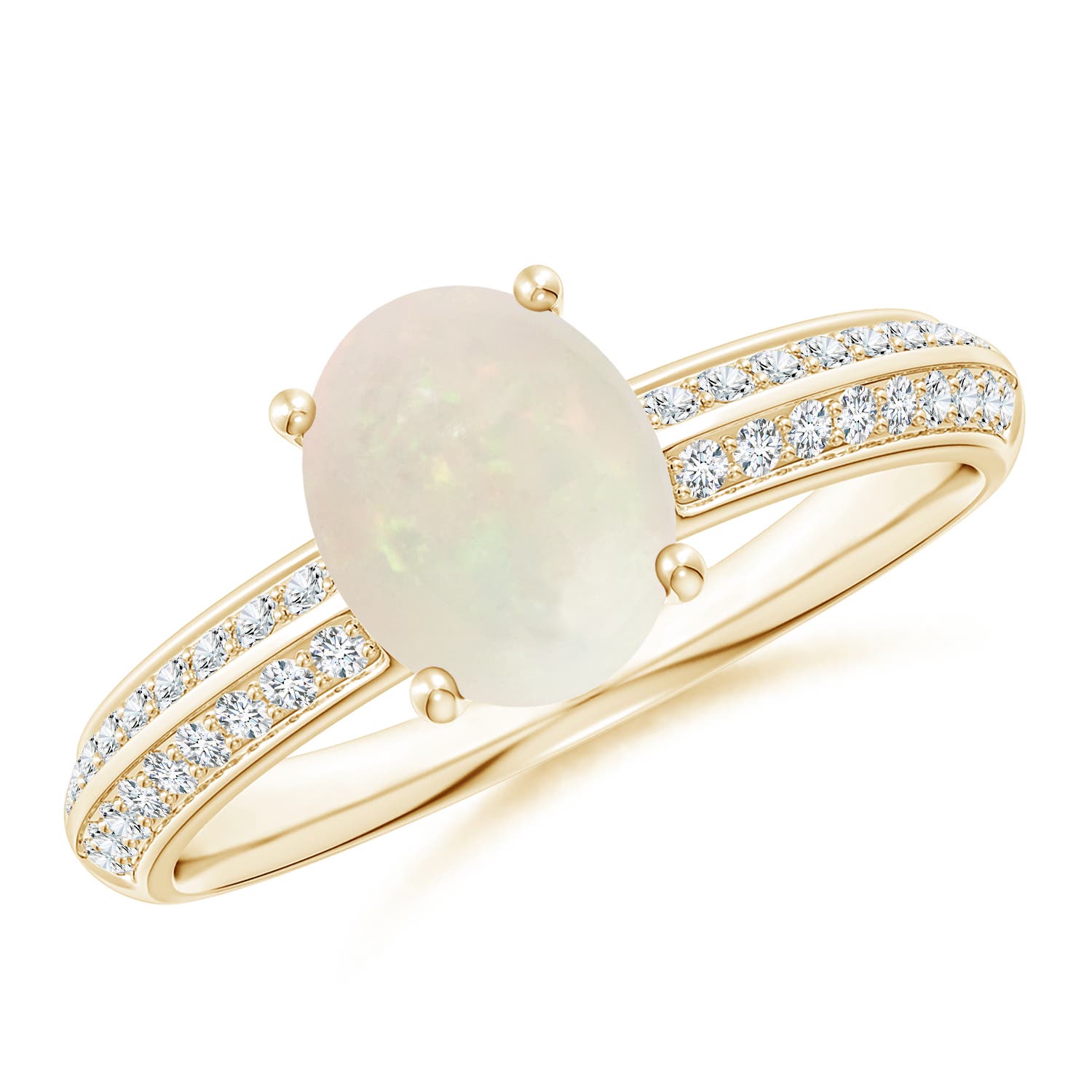 A - Opal / 1.02 CT / 14 KT Yellow Gold