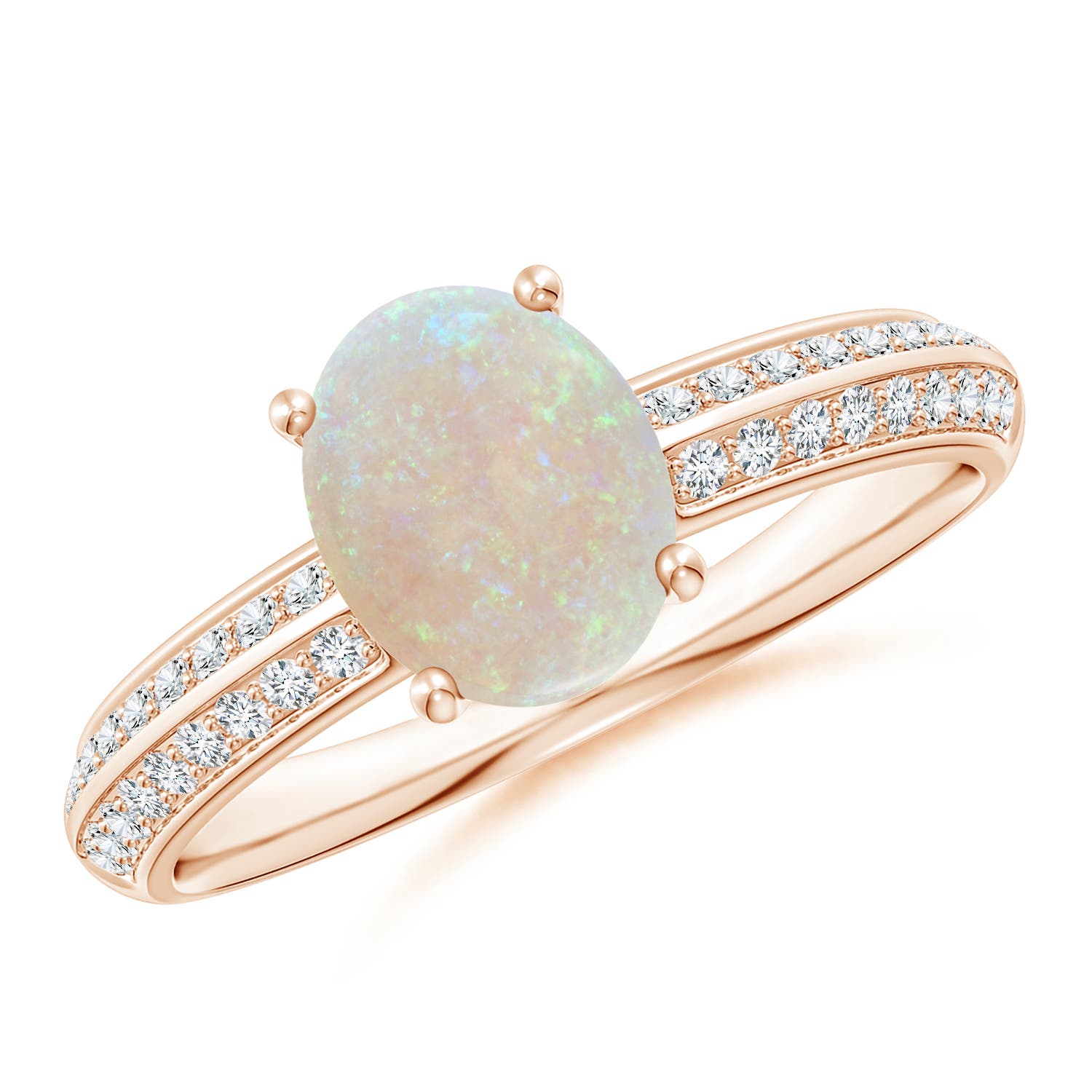 AA - Opal / 1.02 CT / 14 KT Rose Gold