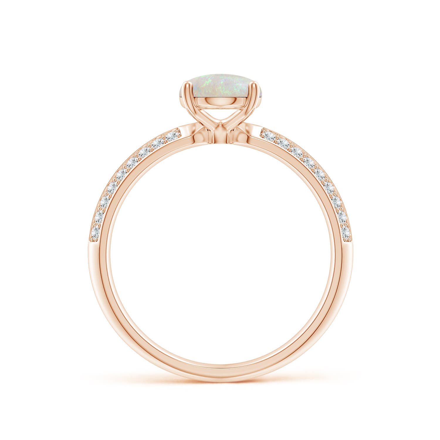 AA - Opal / 1.02 CT / 14 KT Rose Gold