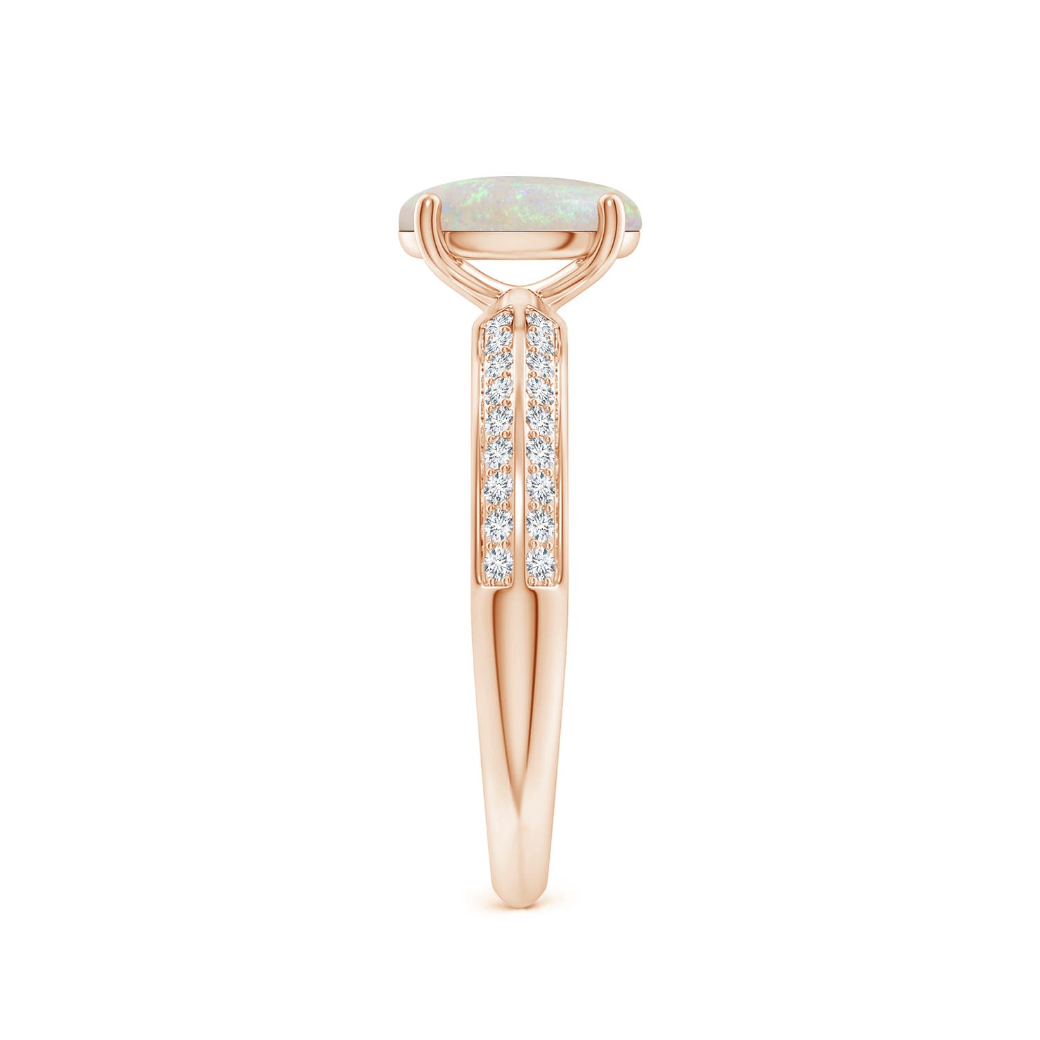 AA - Opal / 1.02 CT / 14 KT Rose Gold