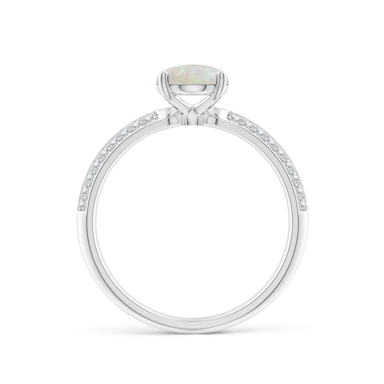 AA - Opal / 1.02 CT / 14 KT White Gold