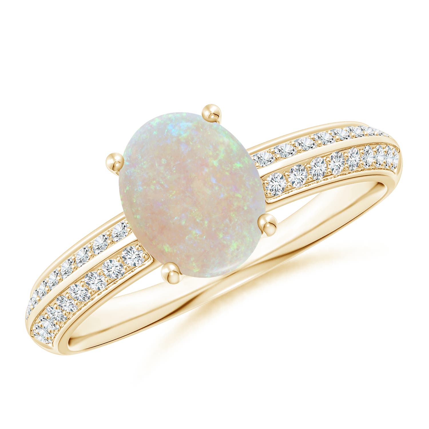 AA - Opal / 1.02 CT / 14 KT Yellow Gold