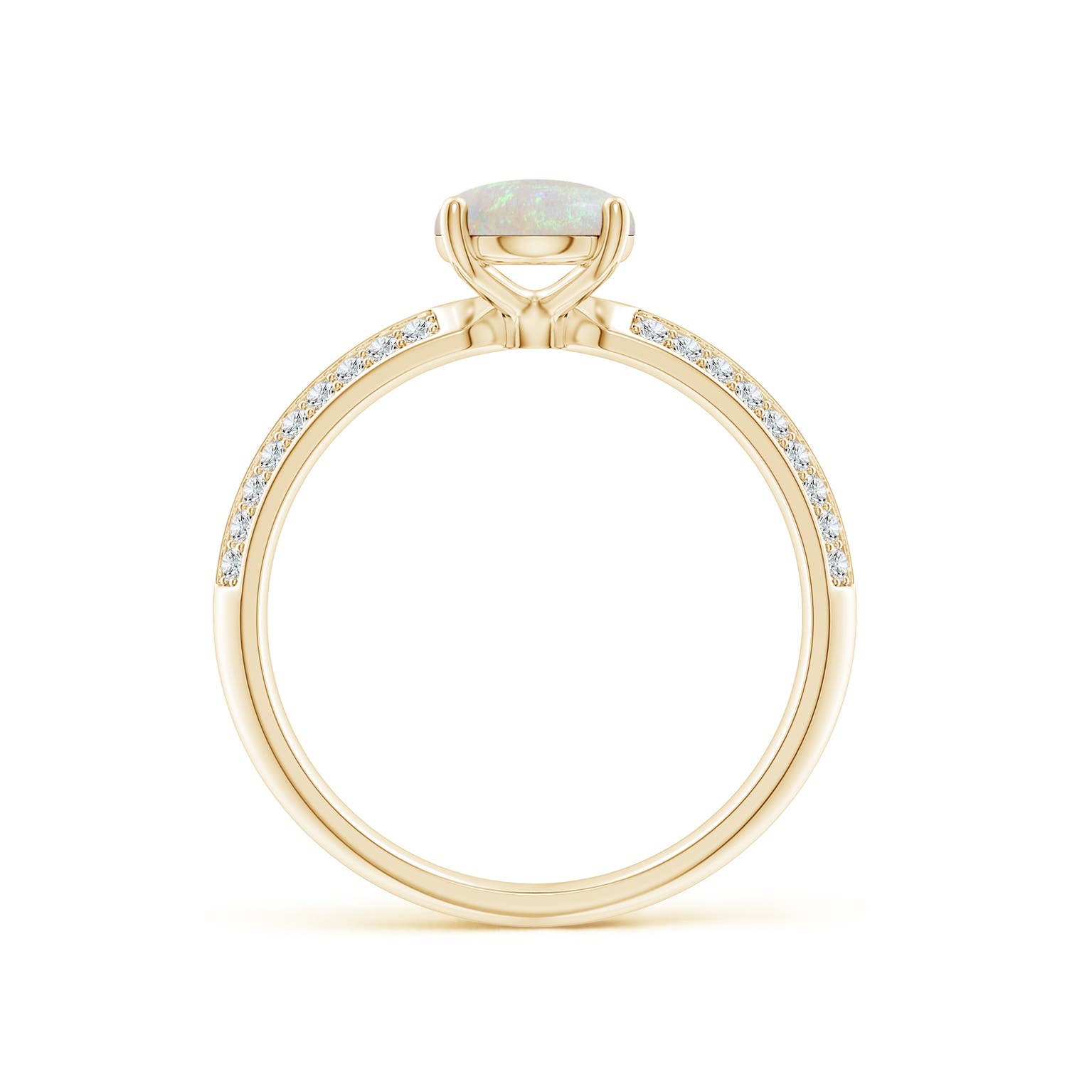 AA - Opal / 1.02 CT / 14 KT Yellow Gold