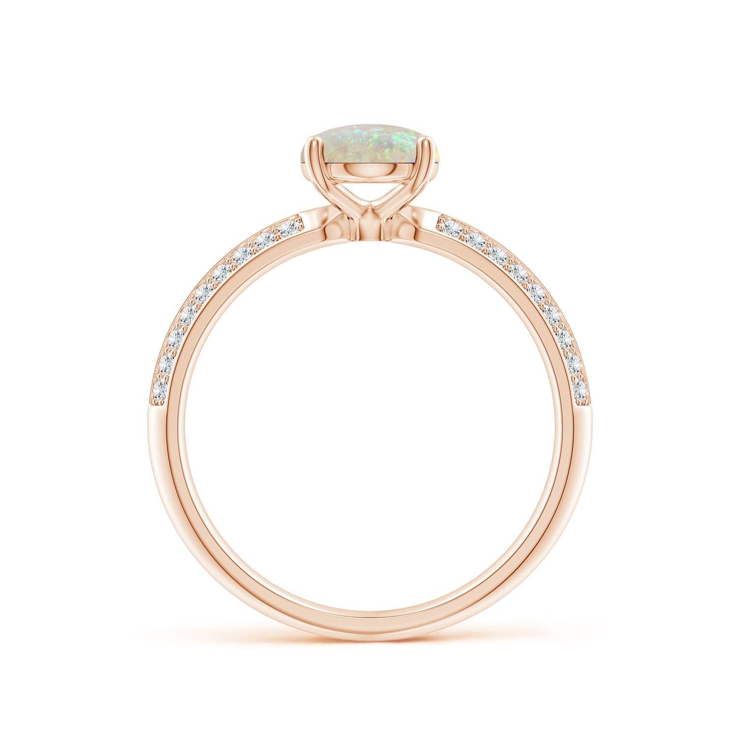 AAA - Opal / 1.02 CT / 14 KT Rose Gold