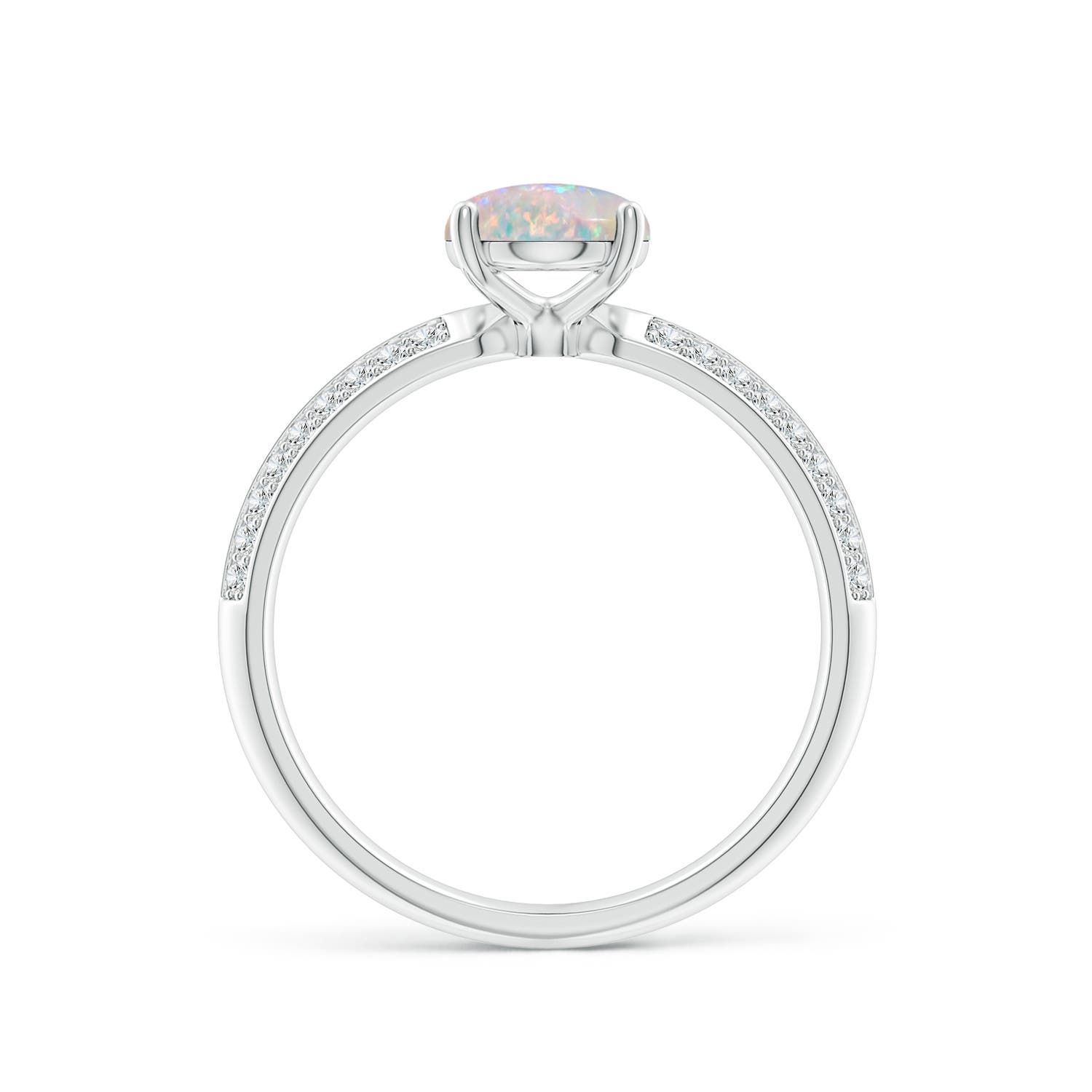 AAAA - Opal / 1.02 CT / 14 KT White Gold