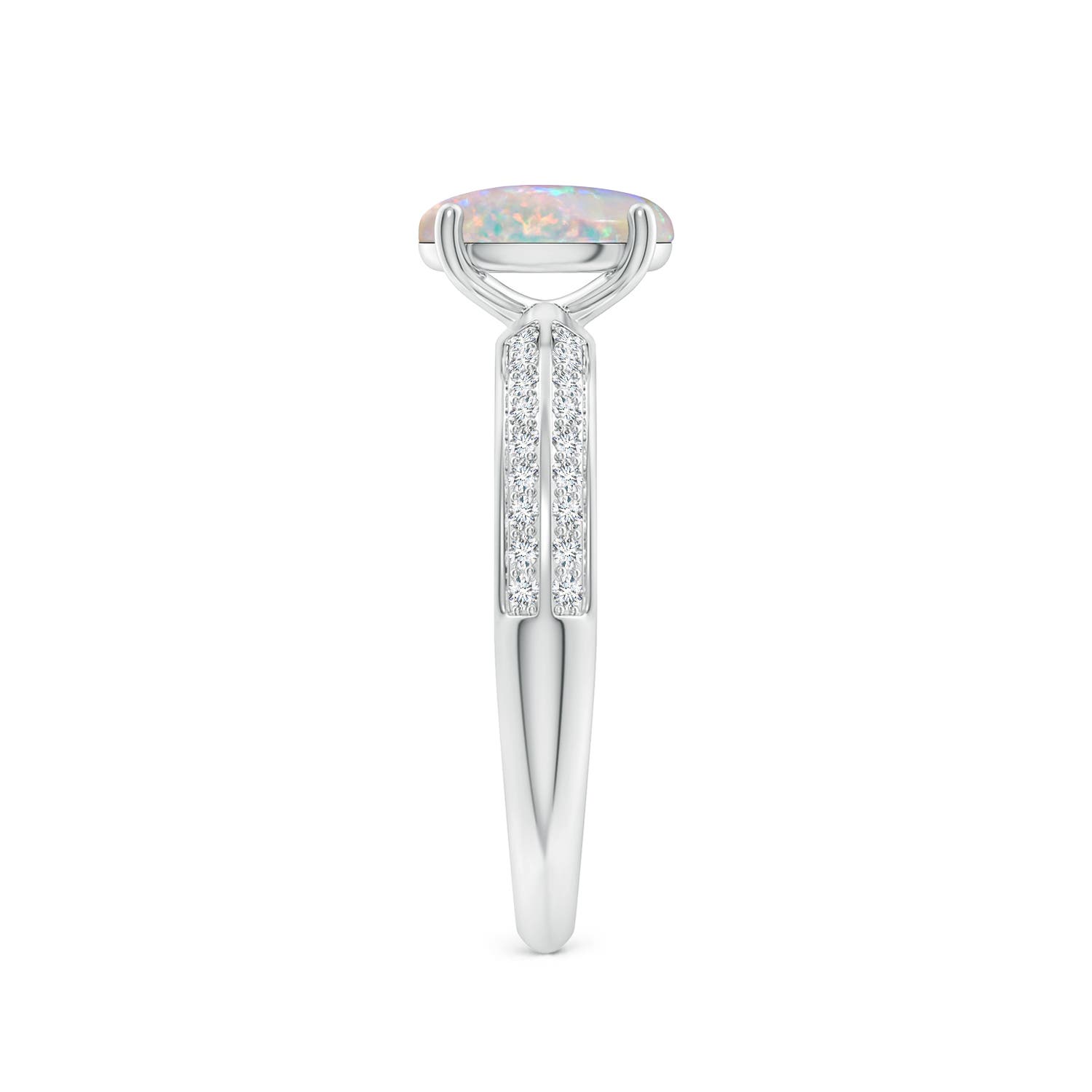 AAAA - Opal / 1.02 CT / 14 KT White Gold