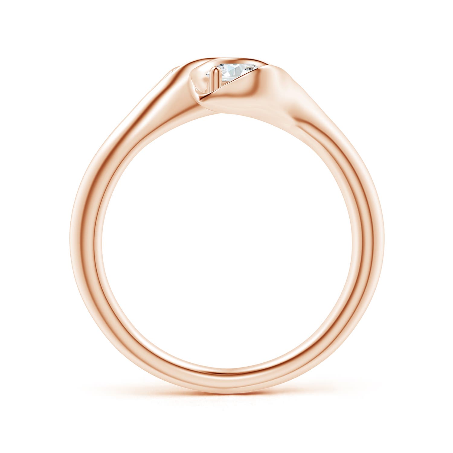 G, VS2 / 0.46 CT / 14 KT Rose Gold