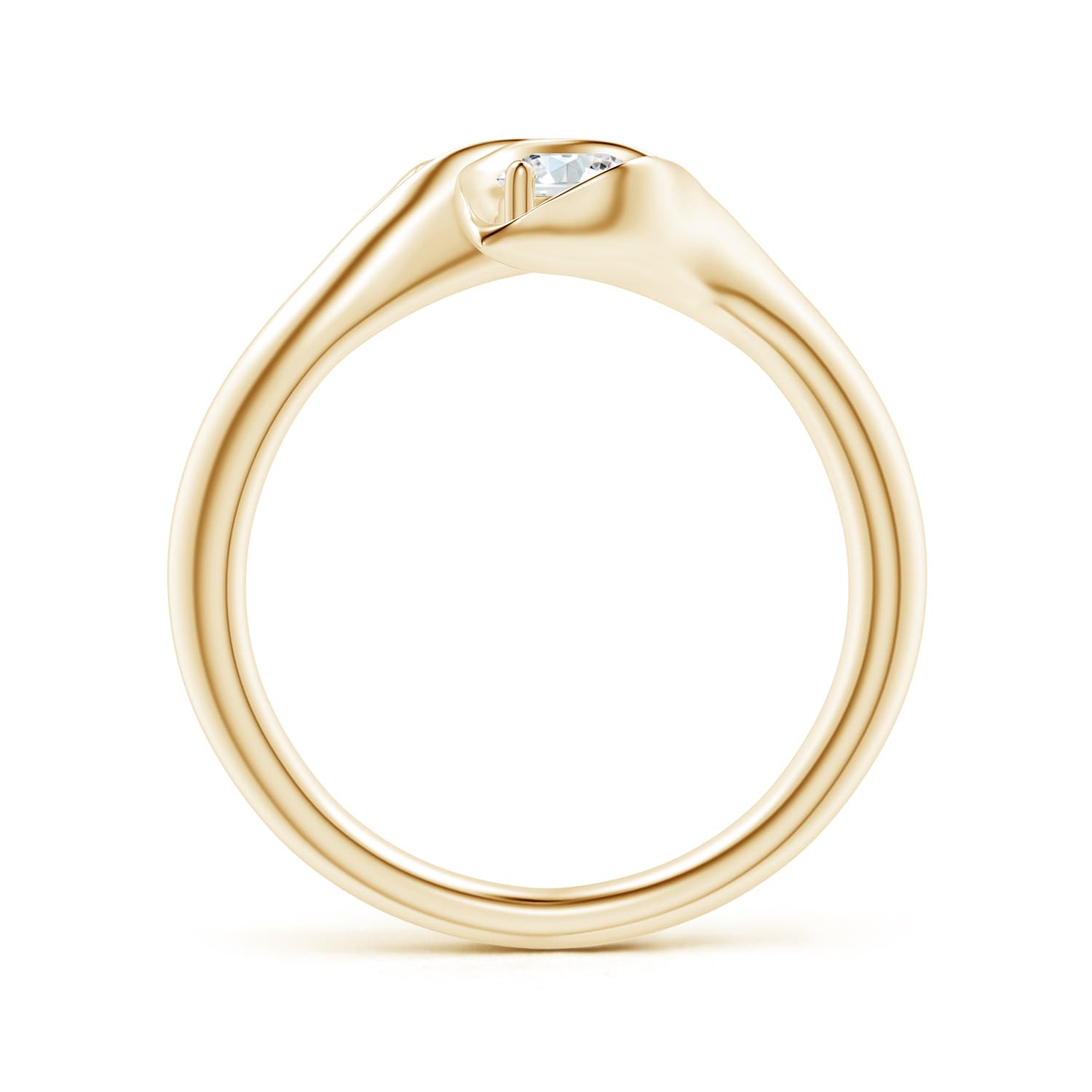 G, VS2 / 0.46 CT / 14 KT Yellow Gold