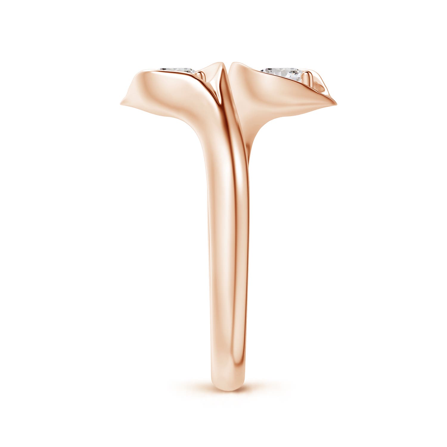 I-J, I1-I2 / 0.46 CT / 14 KT Rose Gold