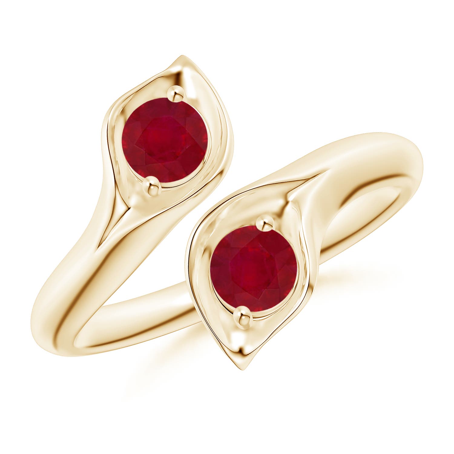 AA - Ruby / 0.68 CT / 14 KT Yellow Gold