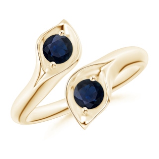 Round A Blue Sapphire