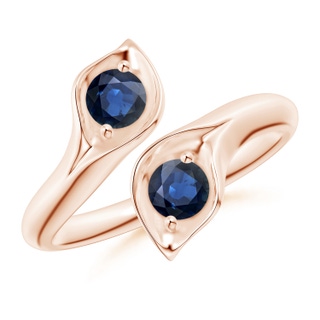Round AA Blue Sapphire