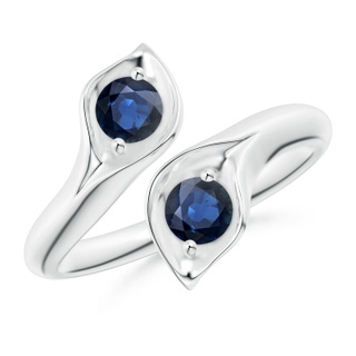 Round AA Blue Sapphire